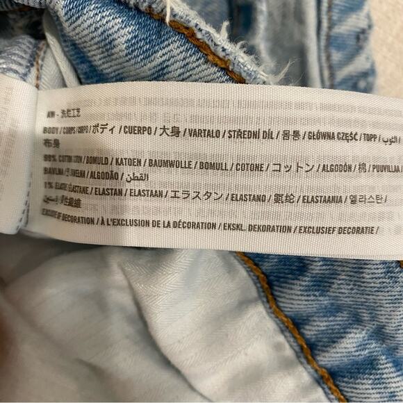 Abercrombie & Fitch Curve Love High Rise Mom Shorts Size 36 - Picture 11 of 13